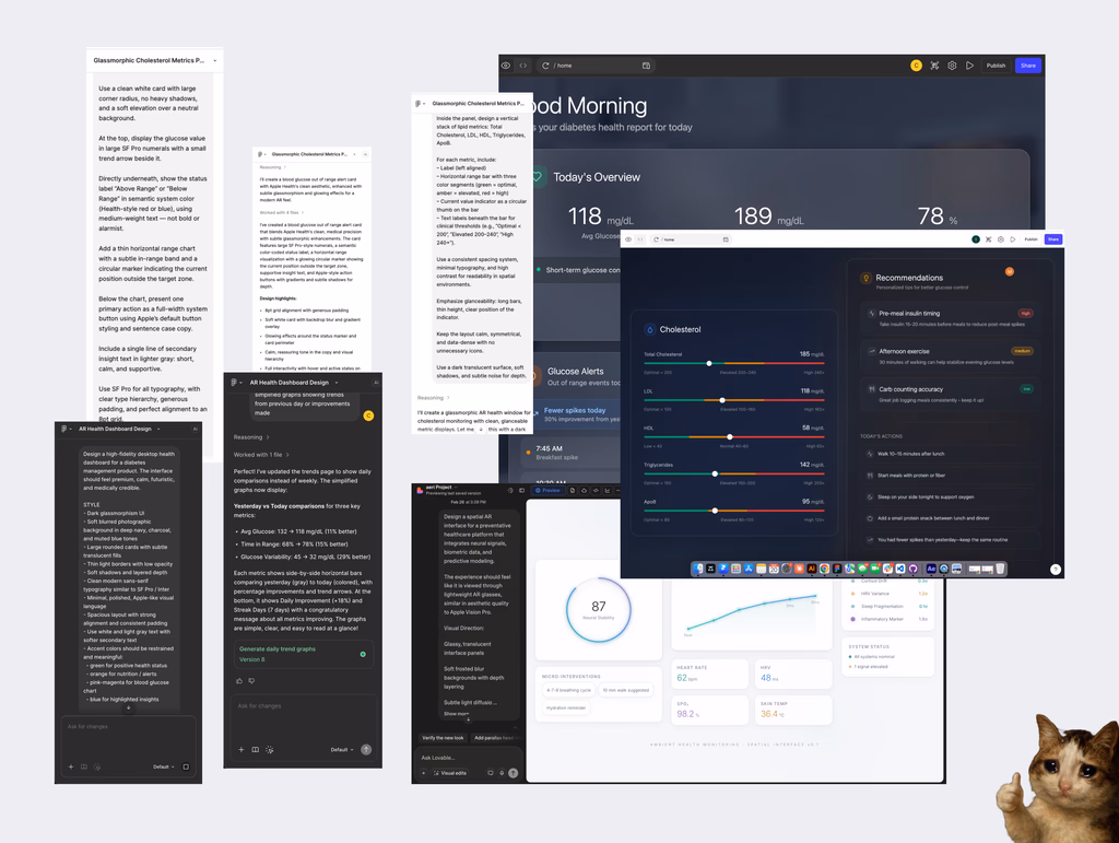 Prompting and interface exploration